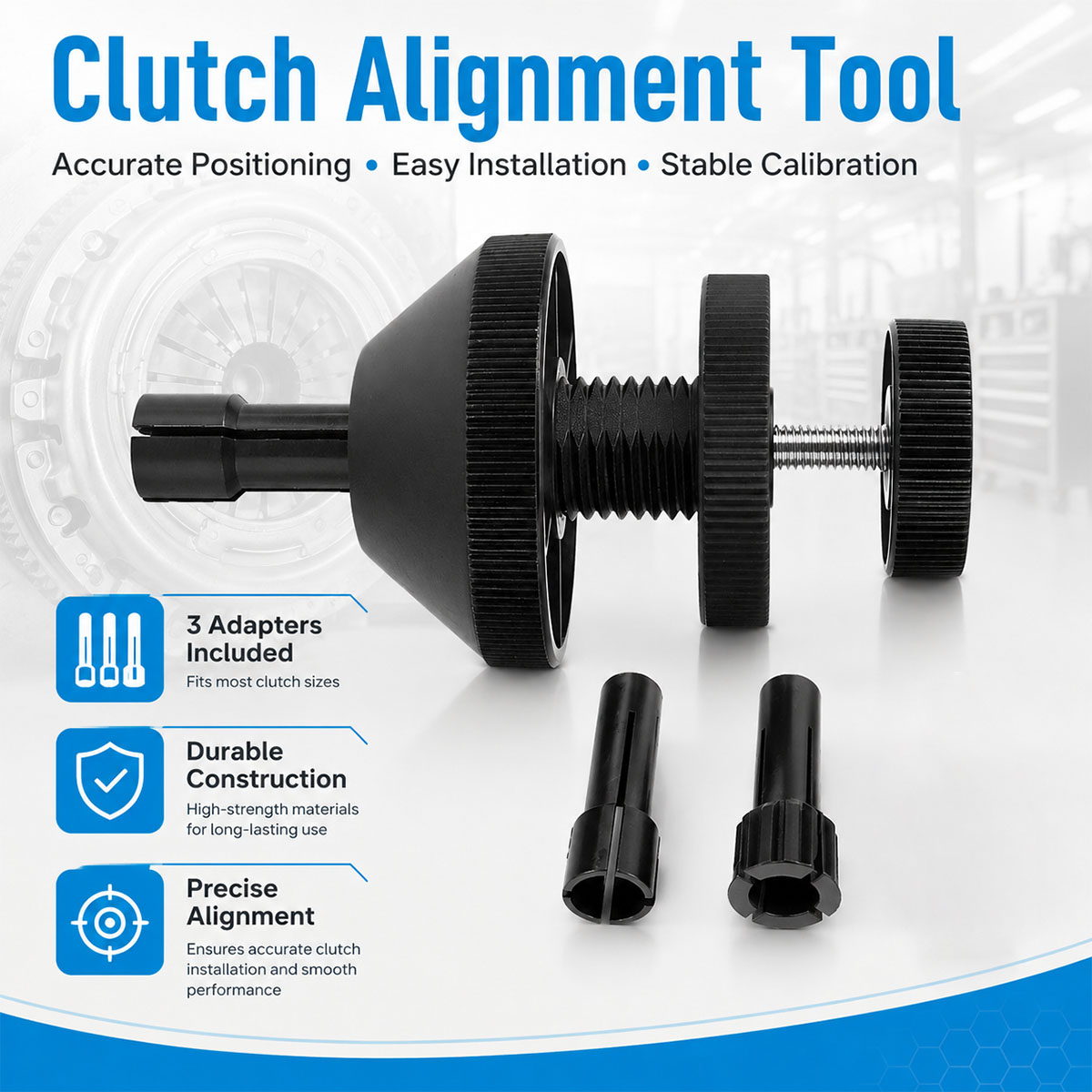 Workshop Tools Center - 1/2/4P Clutch Alignment Tool Universal Adjustable