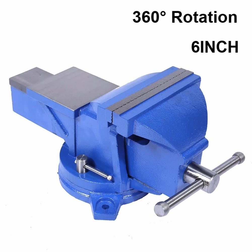 Bench Vise Swivel - 6-Inch Heavy Duty Bench Vise New
