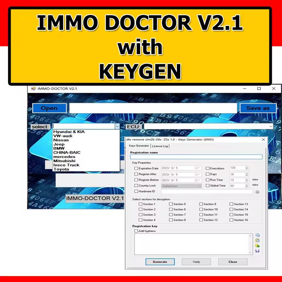 Workshop Tools Brand - Immo Doctor Multi Brand V2.1 ECU