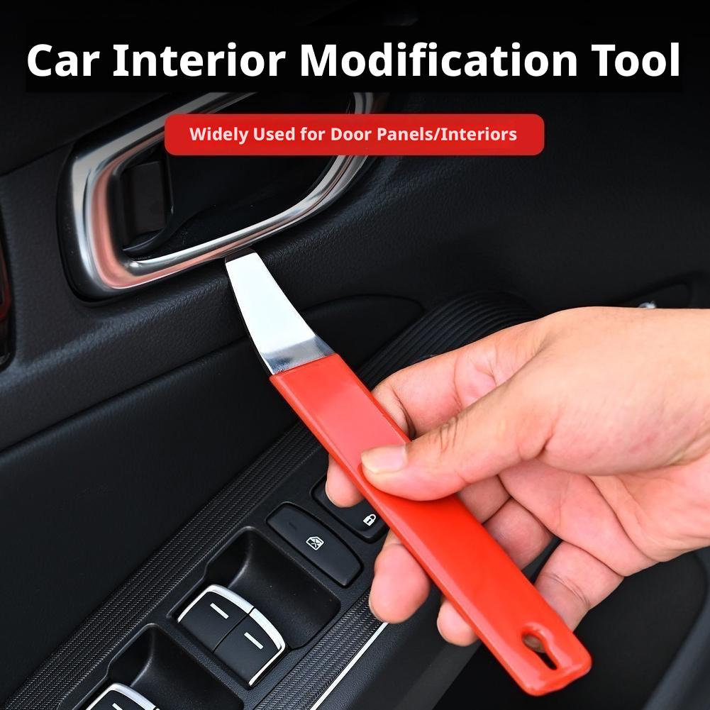 Car Workshop Tools Equipment - Metal Pry Bar Trim Removal Fastener