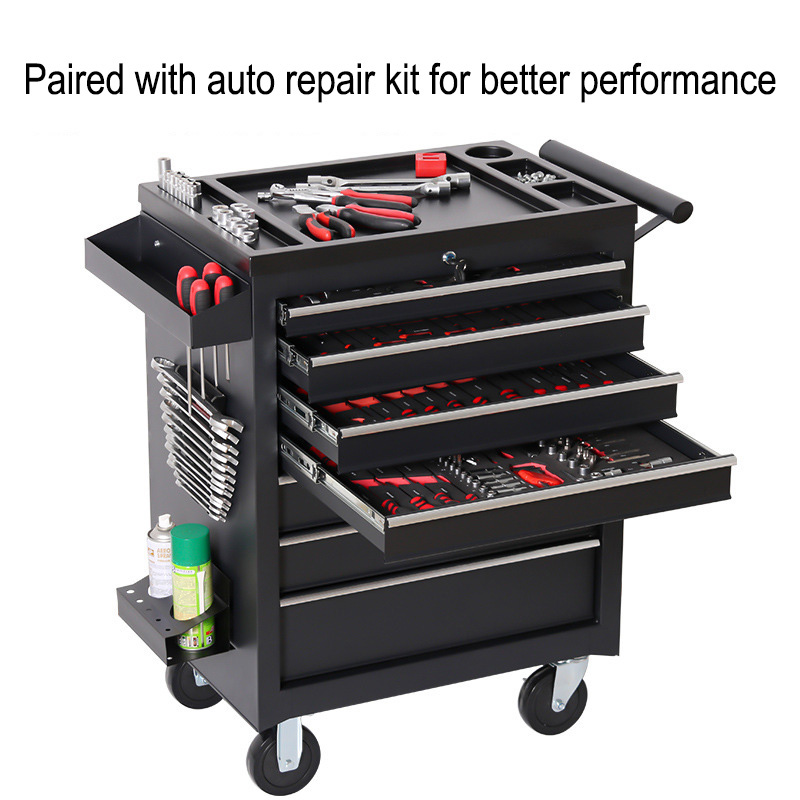 Workshop Tools Car - 5 Drawer Storage Tool Box Trolley
