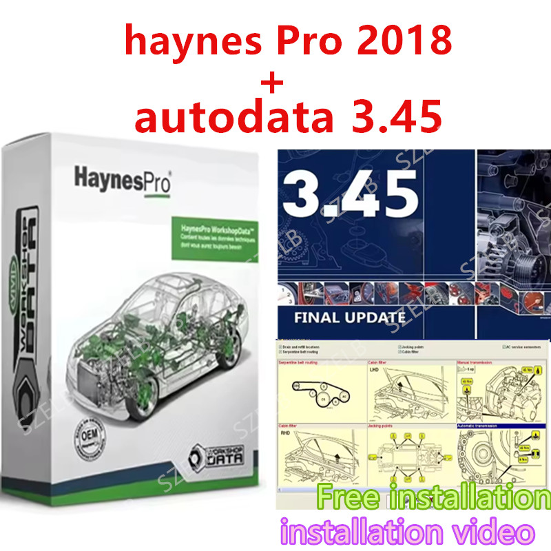 Workshop Tools Car - Haynes Pro（Vivid2018）and Autodata3.45 Atris-Technik Automotive Workshop