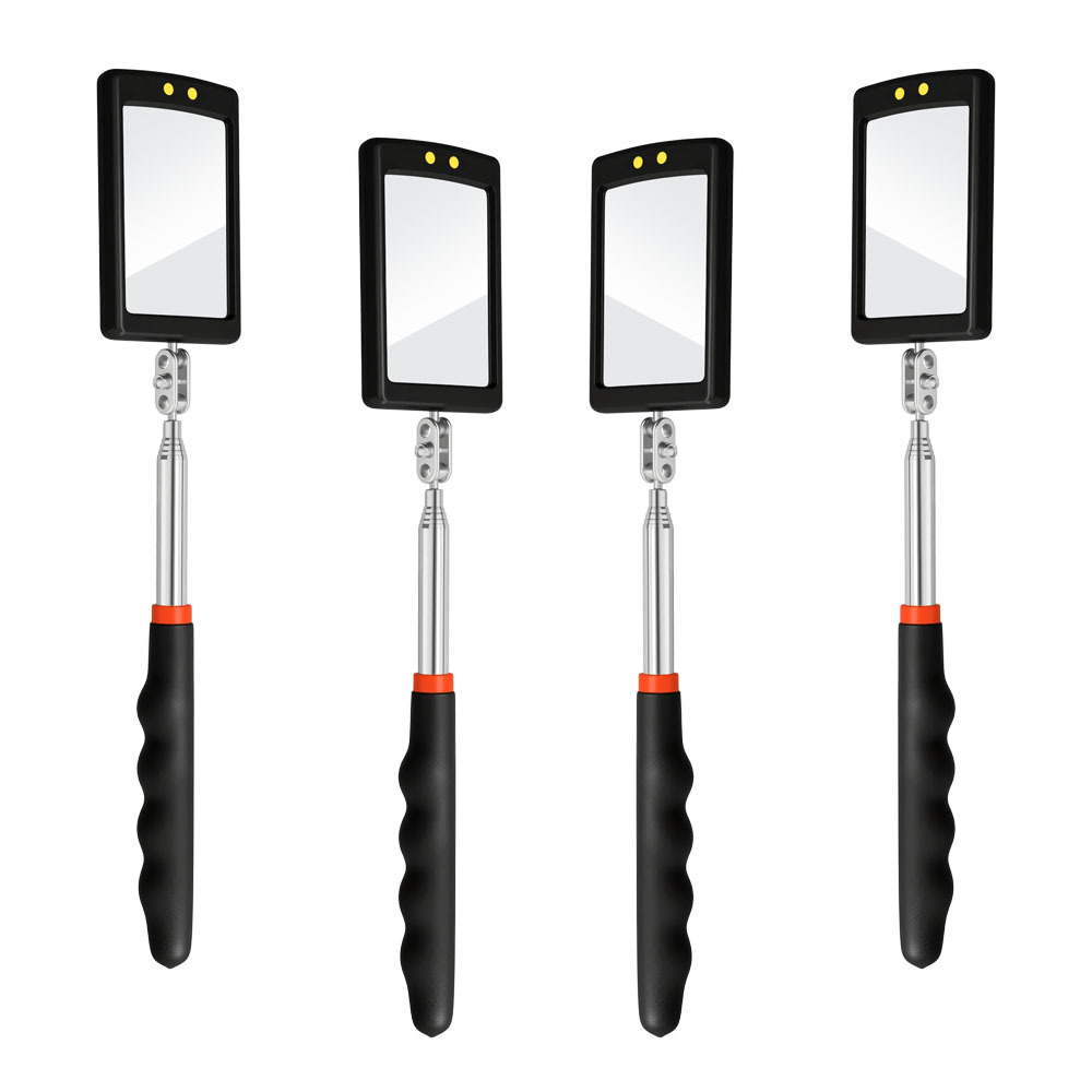Workshop Tools Car - Telescopic Inspection Mirror LED Light Extendable