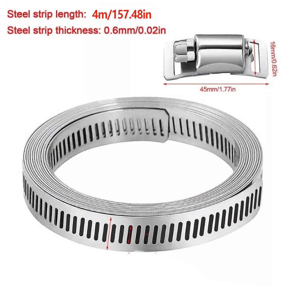 4M Hose Clamp Strap Screw Band - огляд і ціна Pipe Clamp Bar