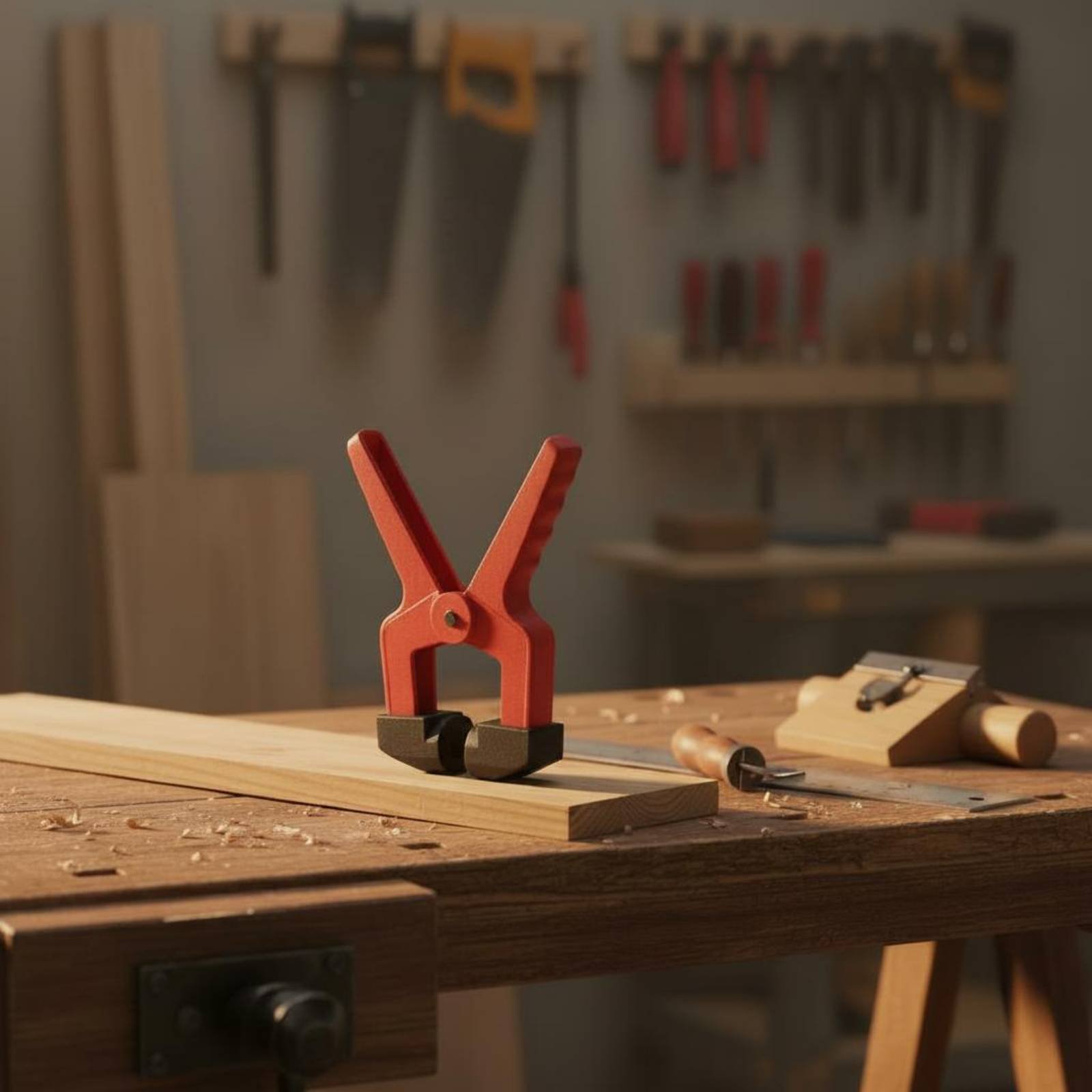 Triangular Clamp Clamp Red Col - огляд і ціна Hand Tools In Workshop