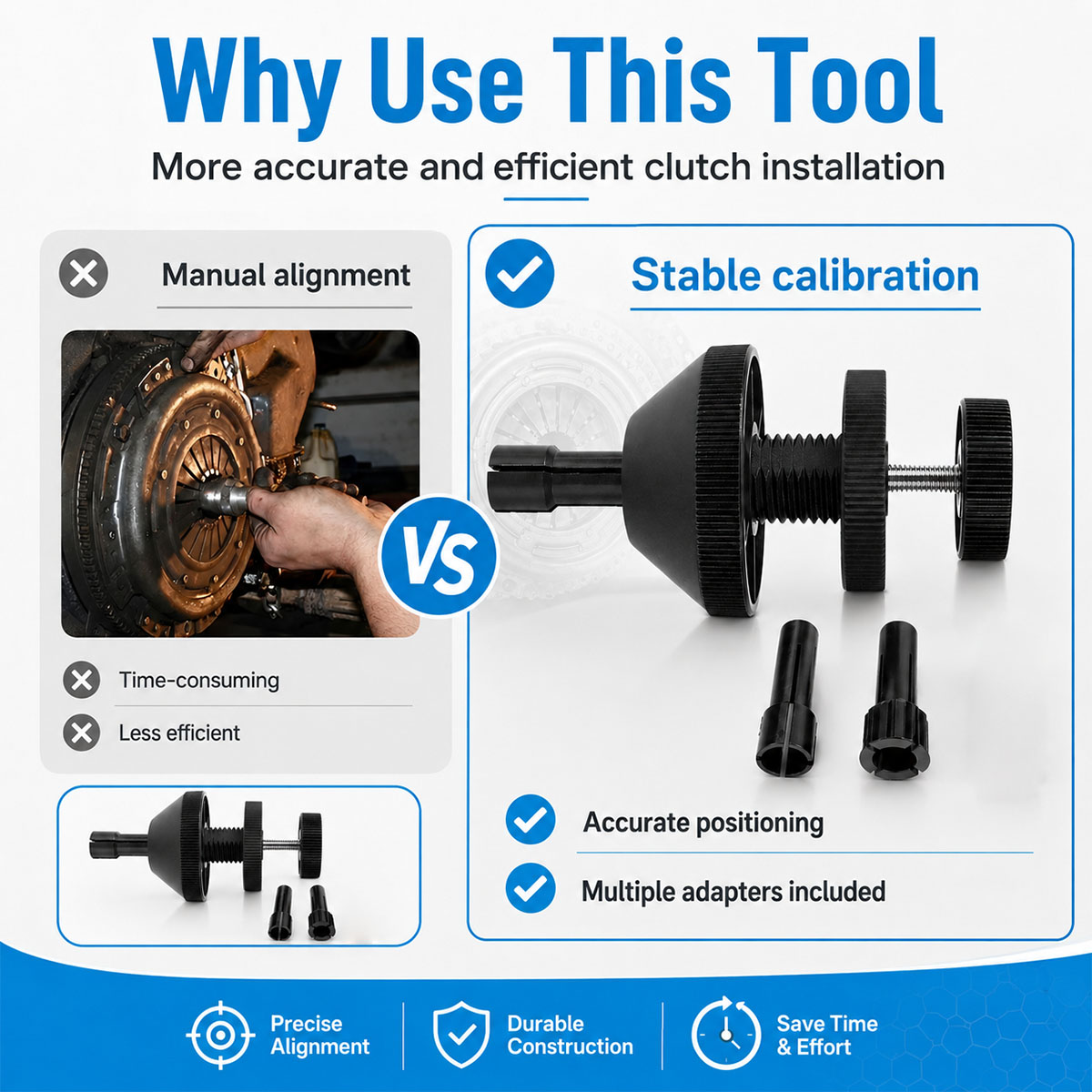 1/2/4P Clutch Alignment Tool U - огляд і ціна Workshop Tools Center