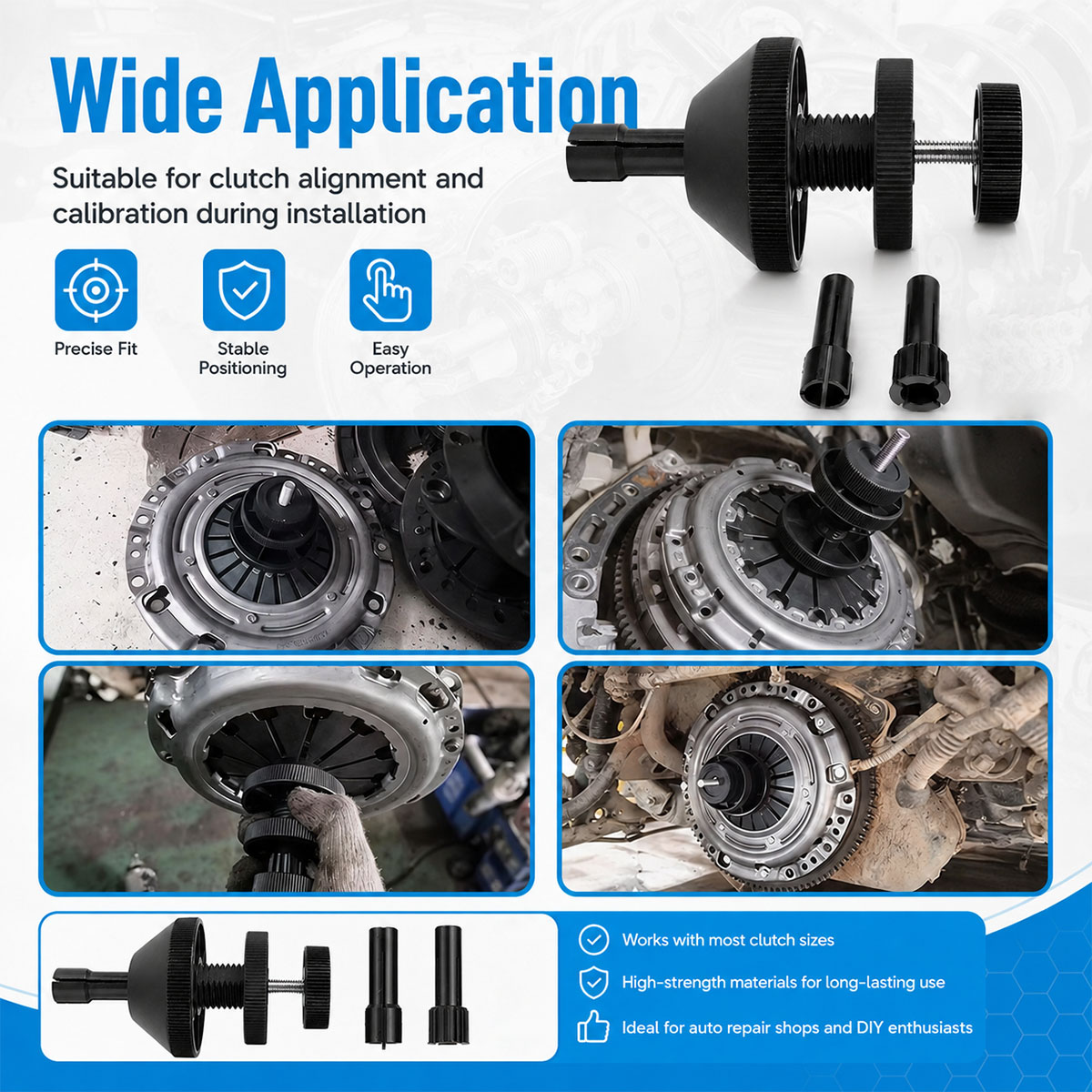 1/2/4P Clutch Alignment Tool U - огляд і ціна Workshop Tools Center