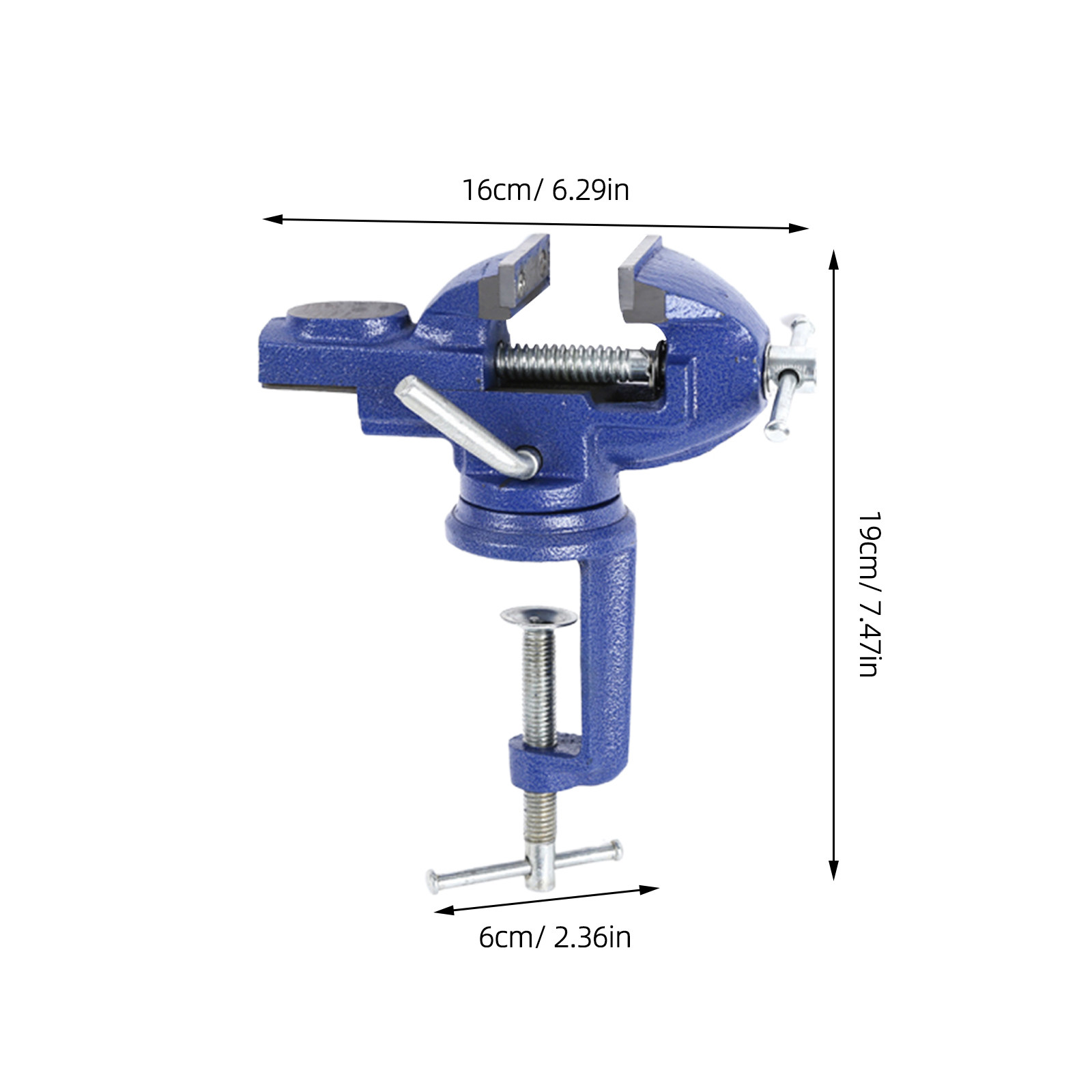 60Mm Mini Rotating Table Vise  - огляд і ціна Bench Vise Swivel