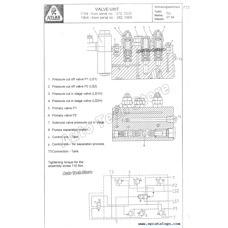 For Terex Atlas 1704 / 1804 Ex - огляд і ціна Workshop Tools Car