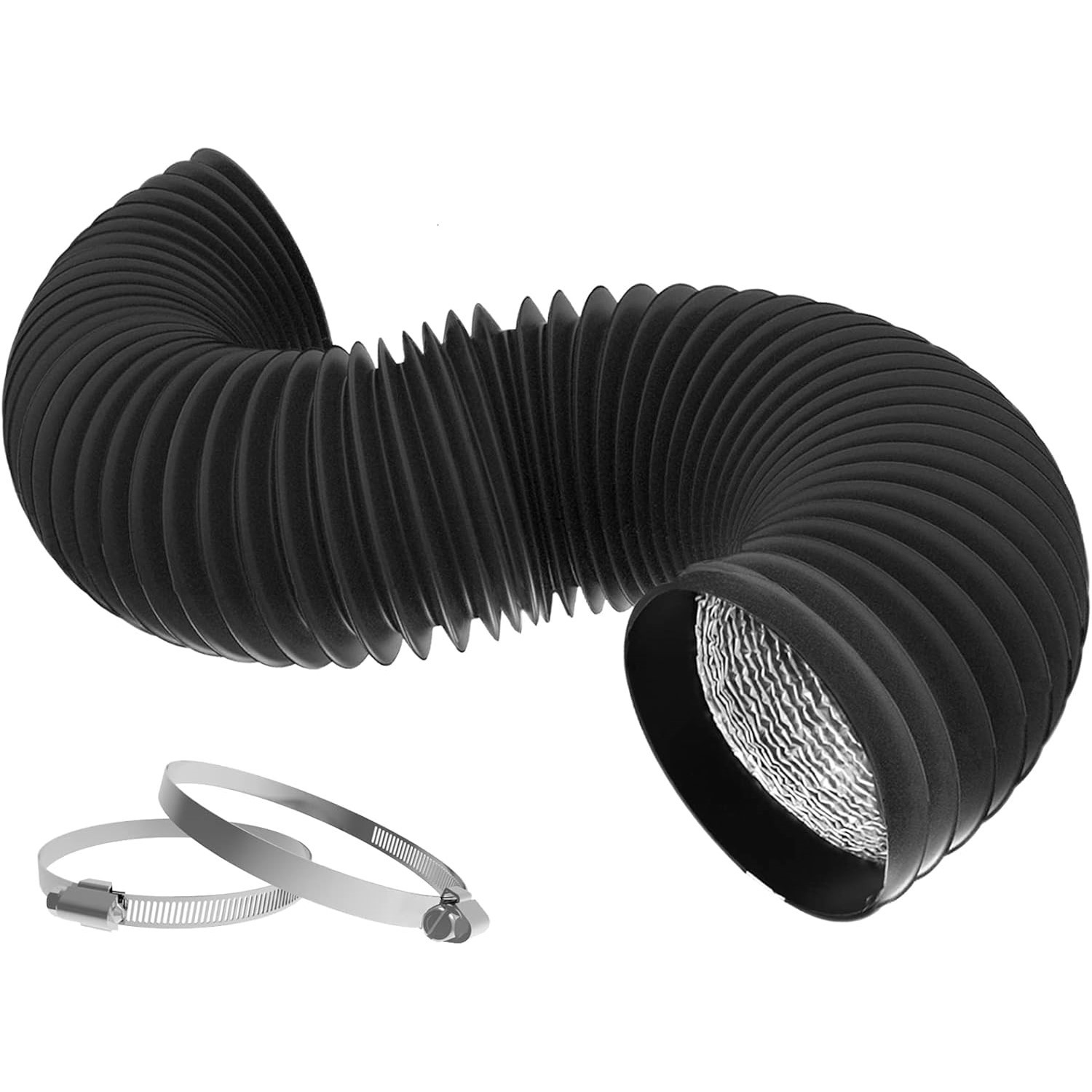 HTMCK 4 inch Dryer Vent Hose w - огляд і ціна Pipe Clamp Bar