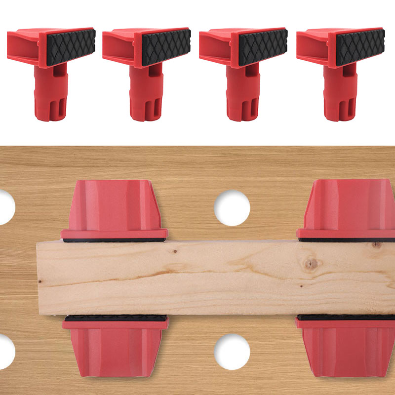 4Pcs Plastics Bench Dogs, 20mm - огляд і ціна Workshop Tools Bench
