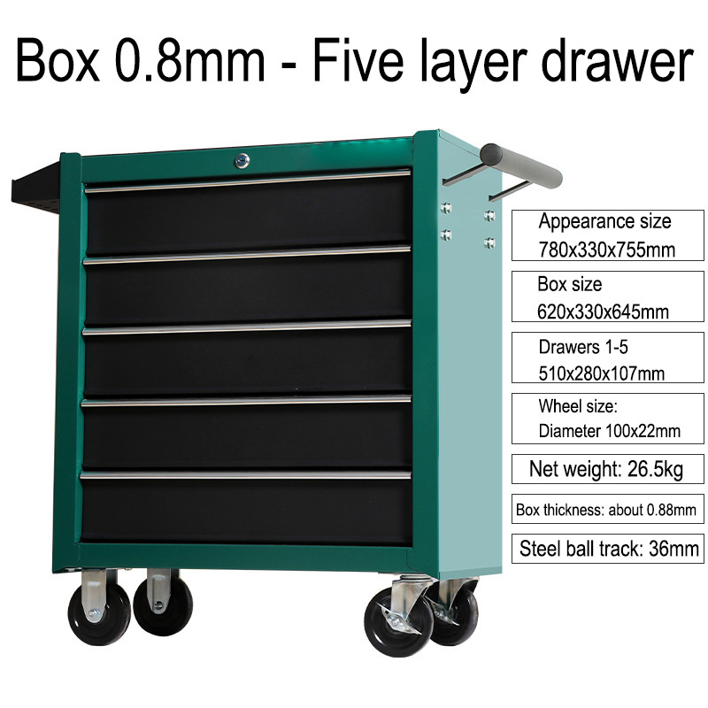 5 Drawer Storage Tool Box Trol - огляд і ціна Workshop Tools Car