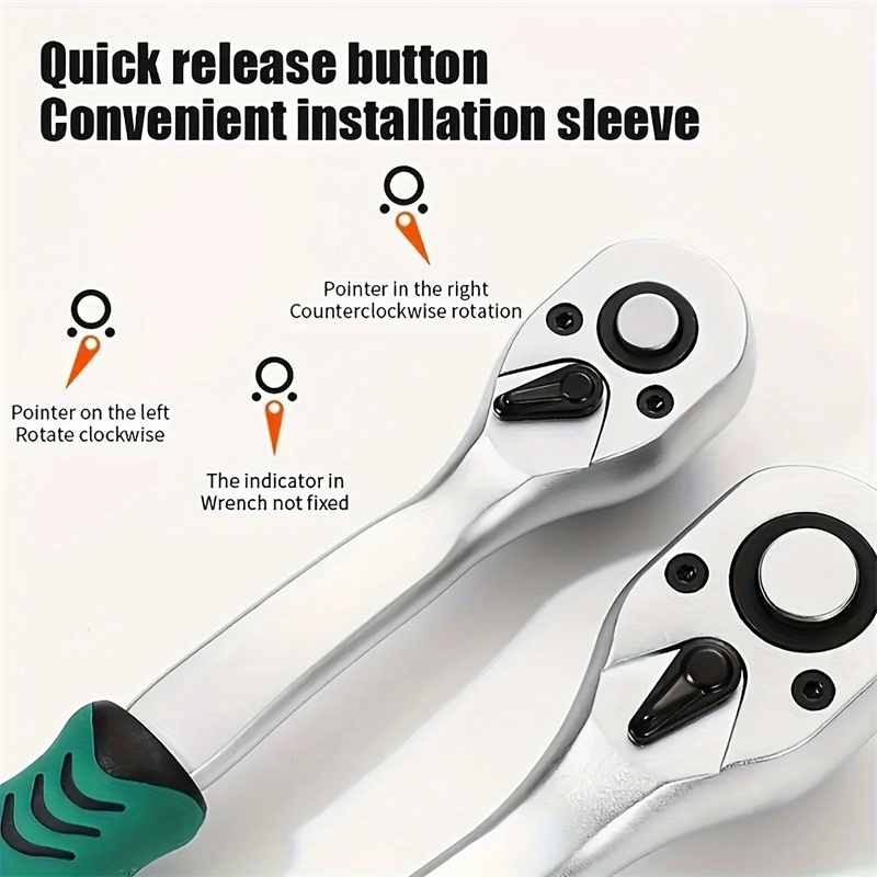 CRV Ratchet Spanner 3/8' 24 Te - огляд і ціна Car Workshop Tools And Equipment