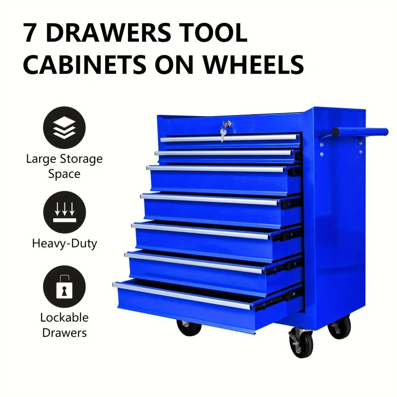 7 Drawers Blue Multifunctional - огляд і ціна Workshop Tools Car