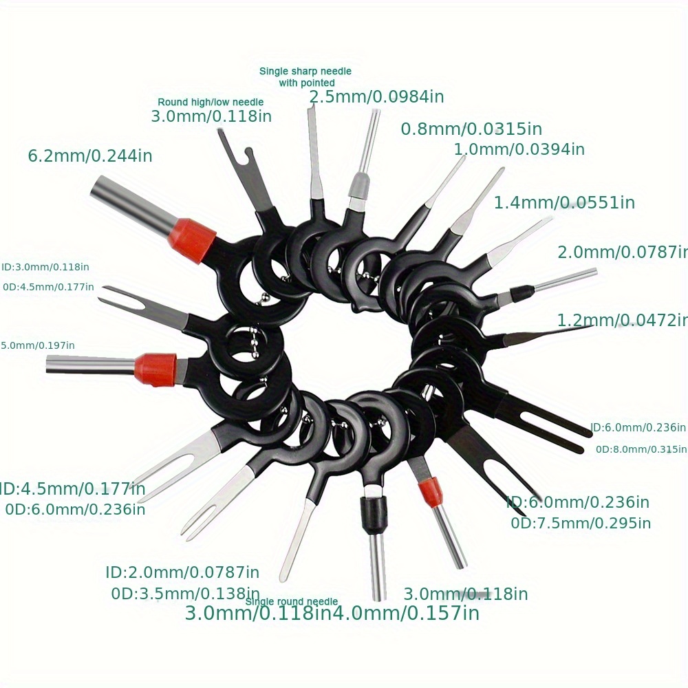 11/18pcs Car Terminal Removal  - огляд і ціна Car Workshop Tools Equipment