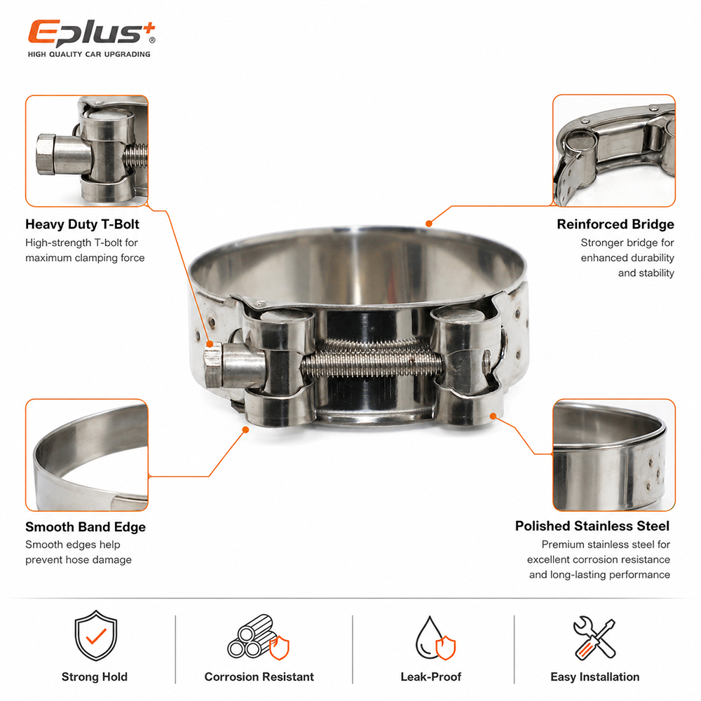 10PCS Stainless Steel European - огляд і ціна Pipe Clamp Bar