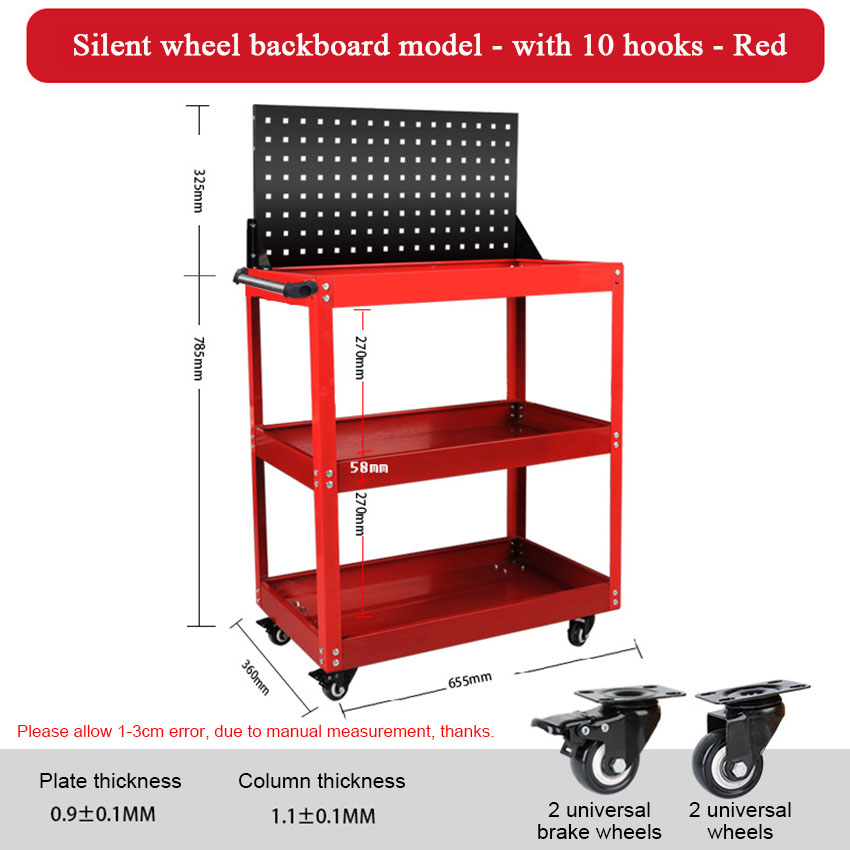 Carts 3-layer Mobile Tool Car, - огляд і ціна Workshop Tools Car